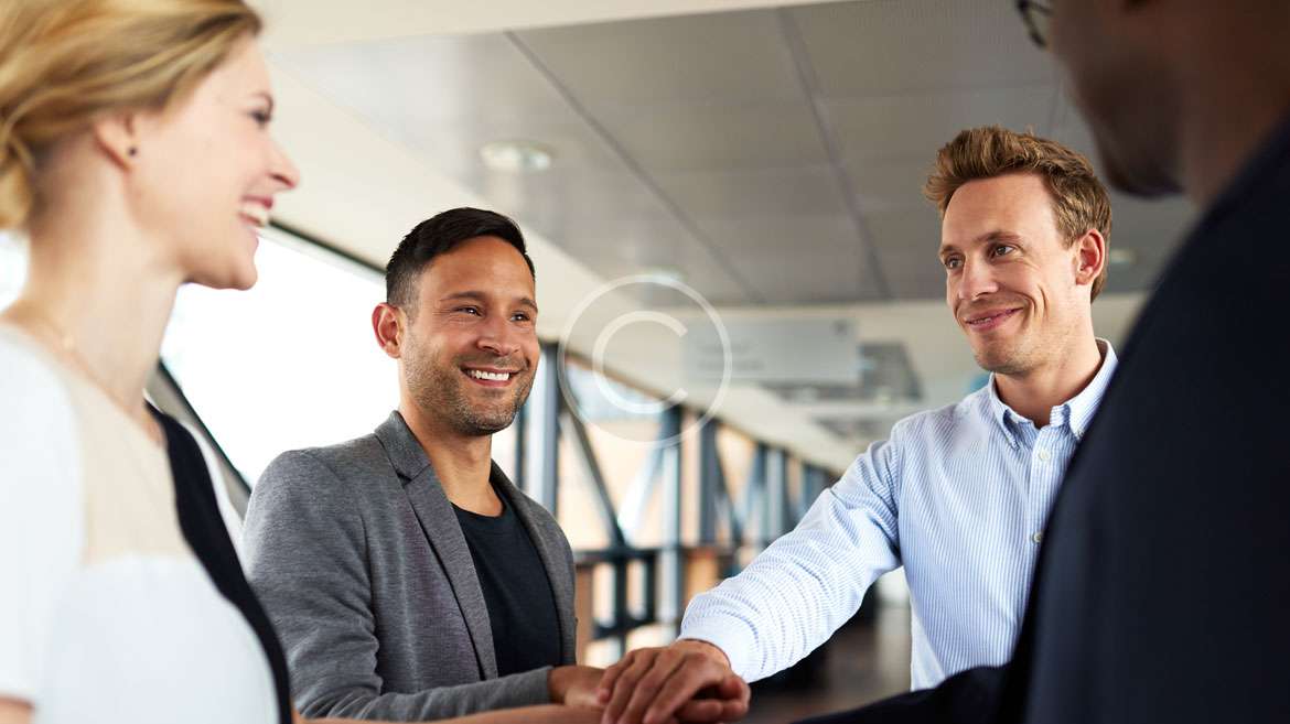 Business team planning an investment